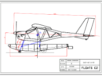 Aeroprakt A-22 Foxbat on 1400lbs 3-wheel amphibian floats